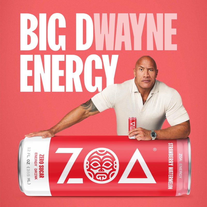 ZOA Zero Sugar Energy Drinks, Strawberry Watermelon - Sugar Free with Electrolytes, Healthy Vitamin C, Amino Acids, Essential B-Vitamins, and Caffeine from Green Tea - 12 Fl Oz (12-Pack) - Image 5